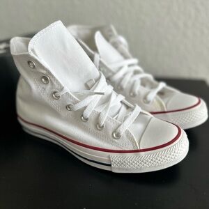 Classic White High-Top Sneakers
